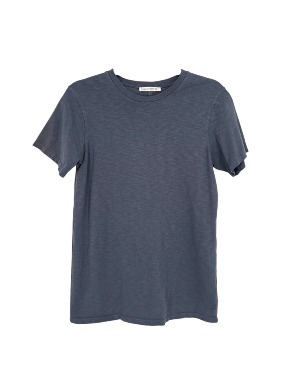 American Giant Premium Slub Crew Tee Supima Cotton USA Made Gray Size Small